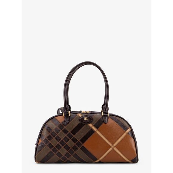 Burberry Women Highlands Bowling Medium Leather Handbag - Picture 1 of 5